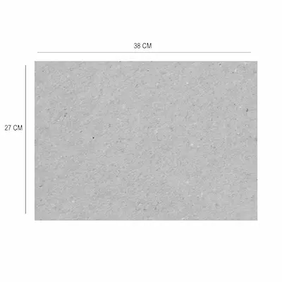 CARTON PIEDRA 1.5 MM GRIS 20 UNID - CHICO 27X38
