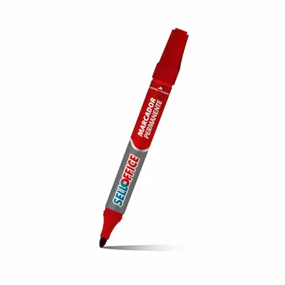 PLUMON PERMANENTE SELLOFFICE - ROJO
