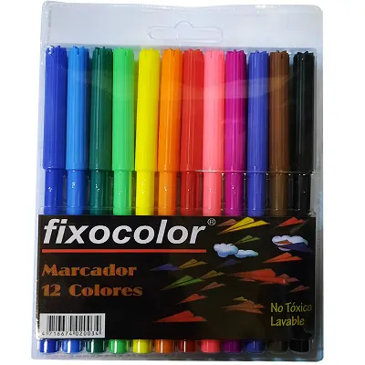 LAPIZ SCRIPTO FIXO 12 COLOR