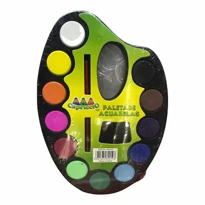 ACUARELA PALETA 12 COL.