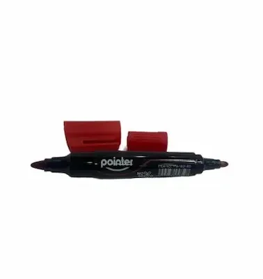 PLUMON PERMANENTE DOBLE POINTER - ROJO