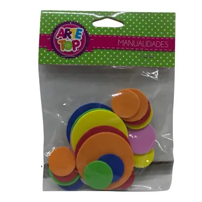 GOMA EVA FIGURAS - CIRCULOS ARTE TOP