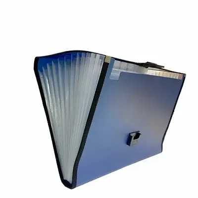 CARPETA ACORDEON OFICIO - AZUL