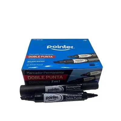 PLUMON PERMANENTE DOBLE POINTER - NEGRO