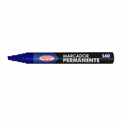 PLUMON PERMANENTE PUNTA BISELADA ARTEL - AZUL