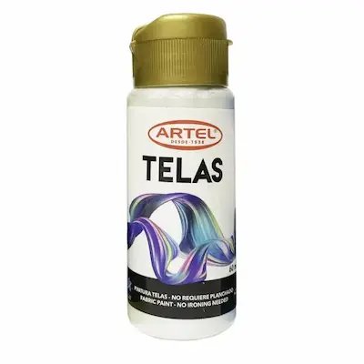 PINTURA TELA ARTEL 60ML METALICA - PLATEADA