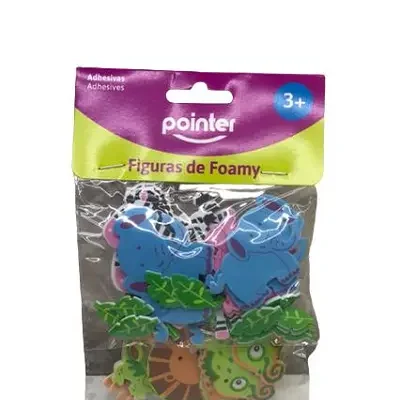 GOMA EVA FIGURAS - ANIMALES SALVAJES POINTER