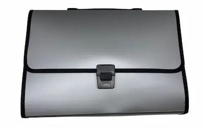 CARPETA ACORDEON OFICIO - GRIS
