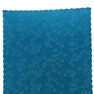 PAPEL ARROZ DISEÑO - FLOR CELESTE