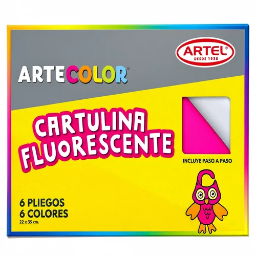 BLOCK ARTEL CARTULINA FLUOR