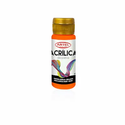ACRILICO ARTEL 60ML NEON - NARANJO