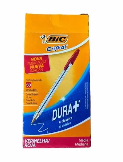 LAPIZ PASTA BIC P/MEDIA - ROJO