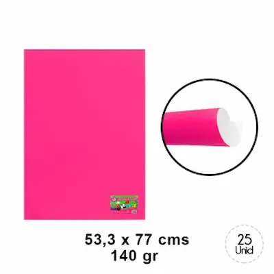 CARTULINA Nº9 ARTE TOP - FUCSIA