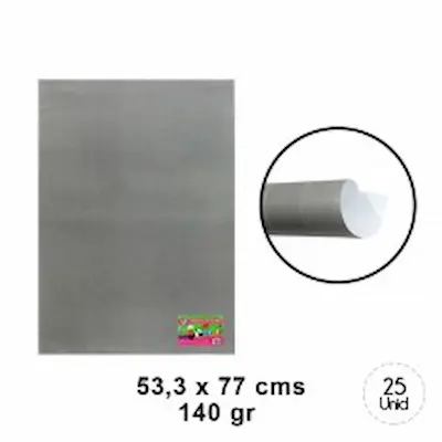 CARTULINA Nº9 ARTE TOP - GRIS