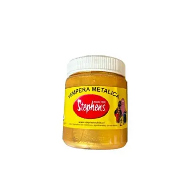 TEMPERA METALICA STEPHENS 120ML - DORADA