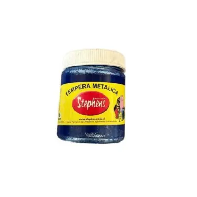 TEMPERA METALICA STEPHENS 120ML - AZUL