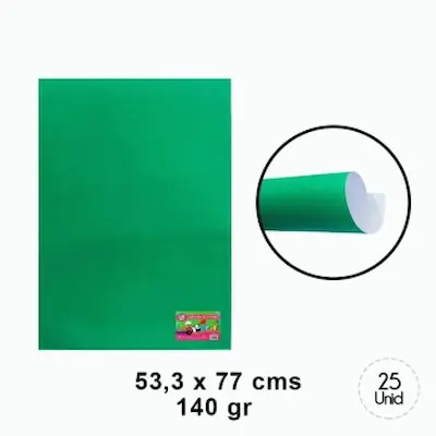 CARTULINA Nº9 ARTE TOP - VERDE OSCURO
