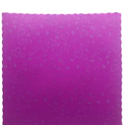 PAPEL ARROZ DISEÑO - CORAZON MORADO