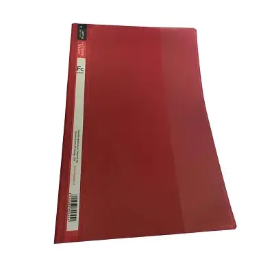 CARPETA TAPA TRANSPARENTE - ROJO