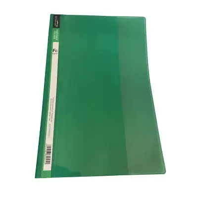 CARPETA TAPA TRANSPARENTE - VERDE
