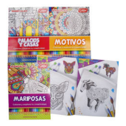 LIBRO P/COLOREAR MANDALA