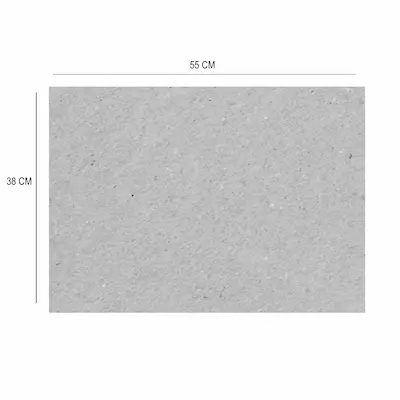 CARTON PIEDRA 1.5 MM GRIS 20 UNID - MEDIANO 38X55