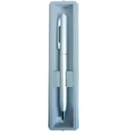BOLIGRAFO CAJA ACRILICA GRIS