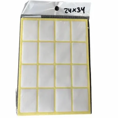 ETIQUETA ADHESIVA CR - 24X34MM