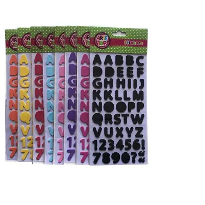 GOMA EVA FIGURAS - LETRAS Y NUMEROS ARTE TOP CHICA