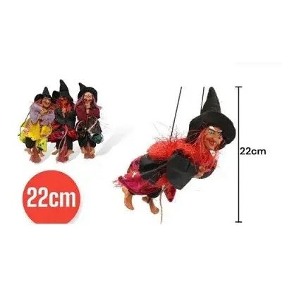 BRUJA COLGANTE 22CM 2 HALLOWEEN