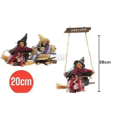 BRUJA COLGANTE 38CM 1 HALLOWEEN