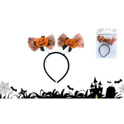 CINTILLO MOÑO CALABAZA HALLOWEEN