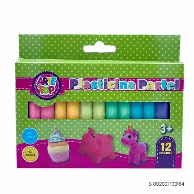 plasticina arte top neon