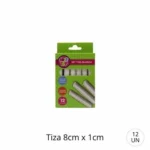 tiza blanca arte top 100 unid