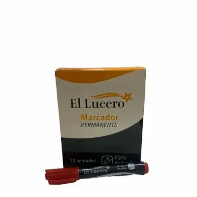 PLUMON PERMANENTE LUCERO - ROJO