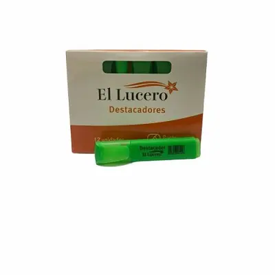 DESTACADOR LUCERO GRUESO - VERDE