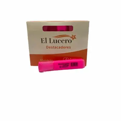DESTACADOR LUCERO GRUESO - ROSADO