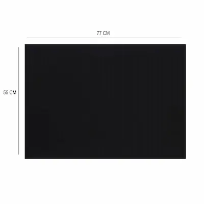 CARTON PIEDRA 1.5 MM NEGRO 10 UNID - GRANDE 55X77