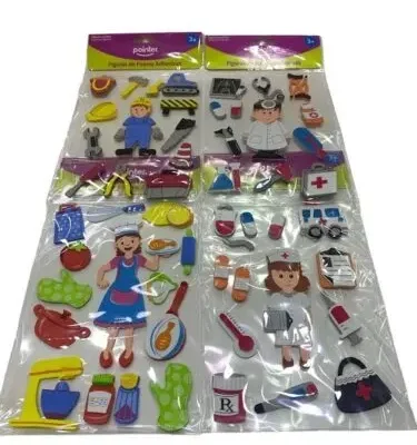 GOMA EVA FIGURAS - PROFESIONES