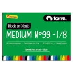 block medium 99 1/8 doble faz