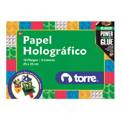 BLOCK TORRE PAPEL HOLOGRAFICO
