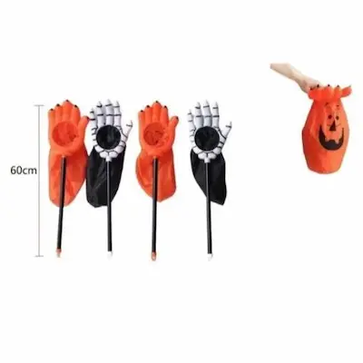 BOLSA CARAMELO CON MANGO HALLOWEEN