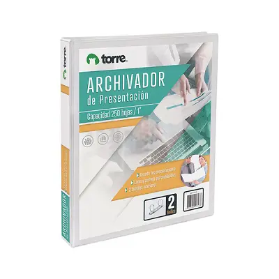 ARCHIVADOR TORRE CARTA 1 BLANCO