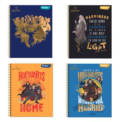 CUADERNO UNIVERSITARIO TORRE 7MM 100 HJS HARRY POTTER