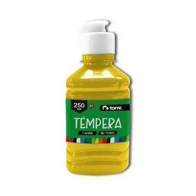 TEMPERA TORRE 250ML - AMARILLO