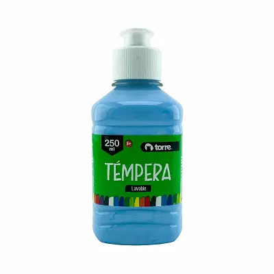 TEMPERA TORRE 250ML - CELESTE