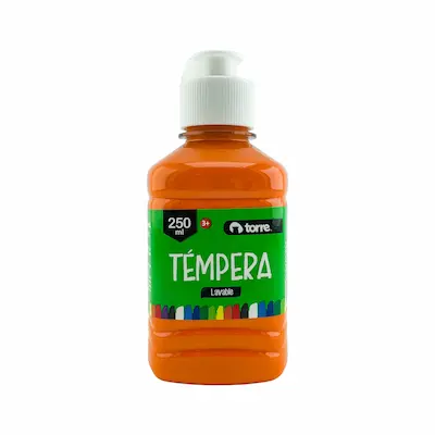 TEMPERA TORRE 250ML - NARANJA