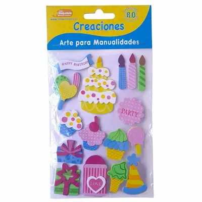 GOMA EVA FIGURAS - CUMPLEAÑOS