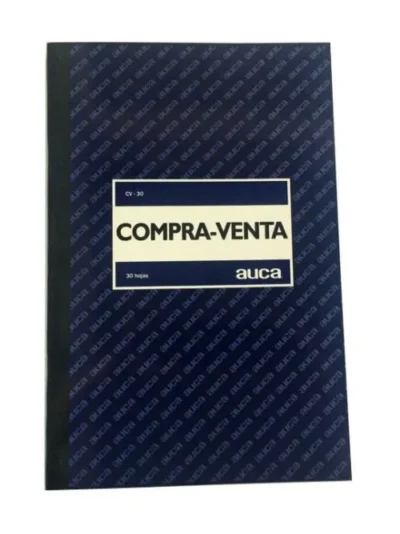 LIBRO COMPRA-VENTA AUCA 30 HJS