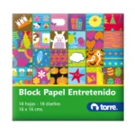 Block Torre papel entretenido